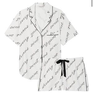 Victoria’s Secret Flannel Shorts Pajama Set